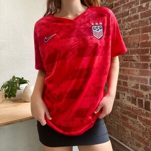 Team USA red Womens NIKE sport jersey